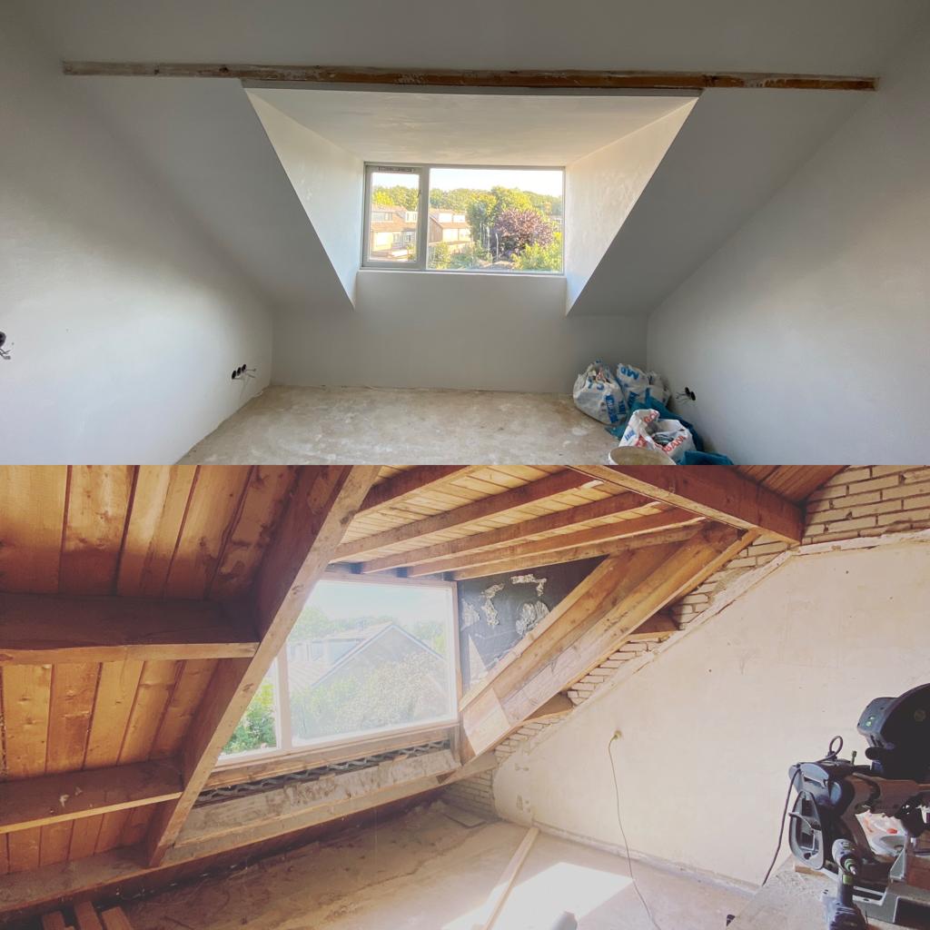 Complete zolder renovatie, isoleren en afwerking @Harderwijk